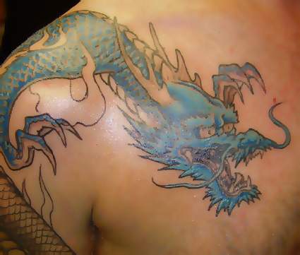 lue dragon tattoo