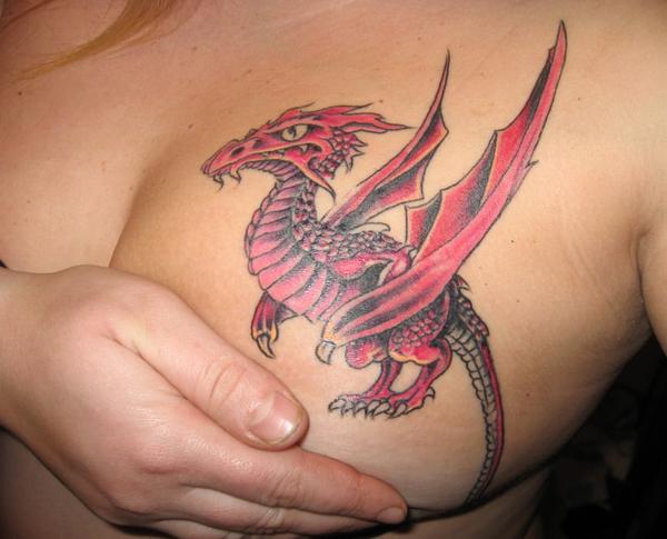 red dragon design
